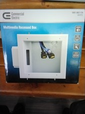Commercial Electric - White TV Multimedia Recessed Box 1001 863 174