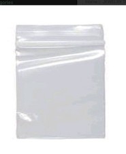 1000 2x2 Reclosable Resealable Clear Zipper Poly Plastic Bags 2Mil 2" x 2" inch