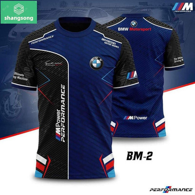 Custom Name - Men's BMW Power Performance 3D For Fans T-Shirt - All size S-5XL
