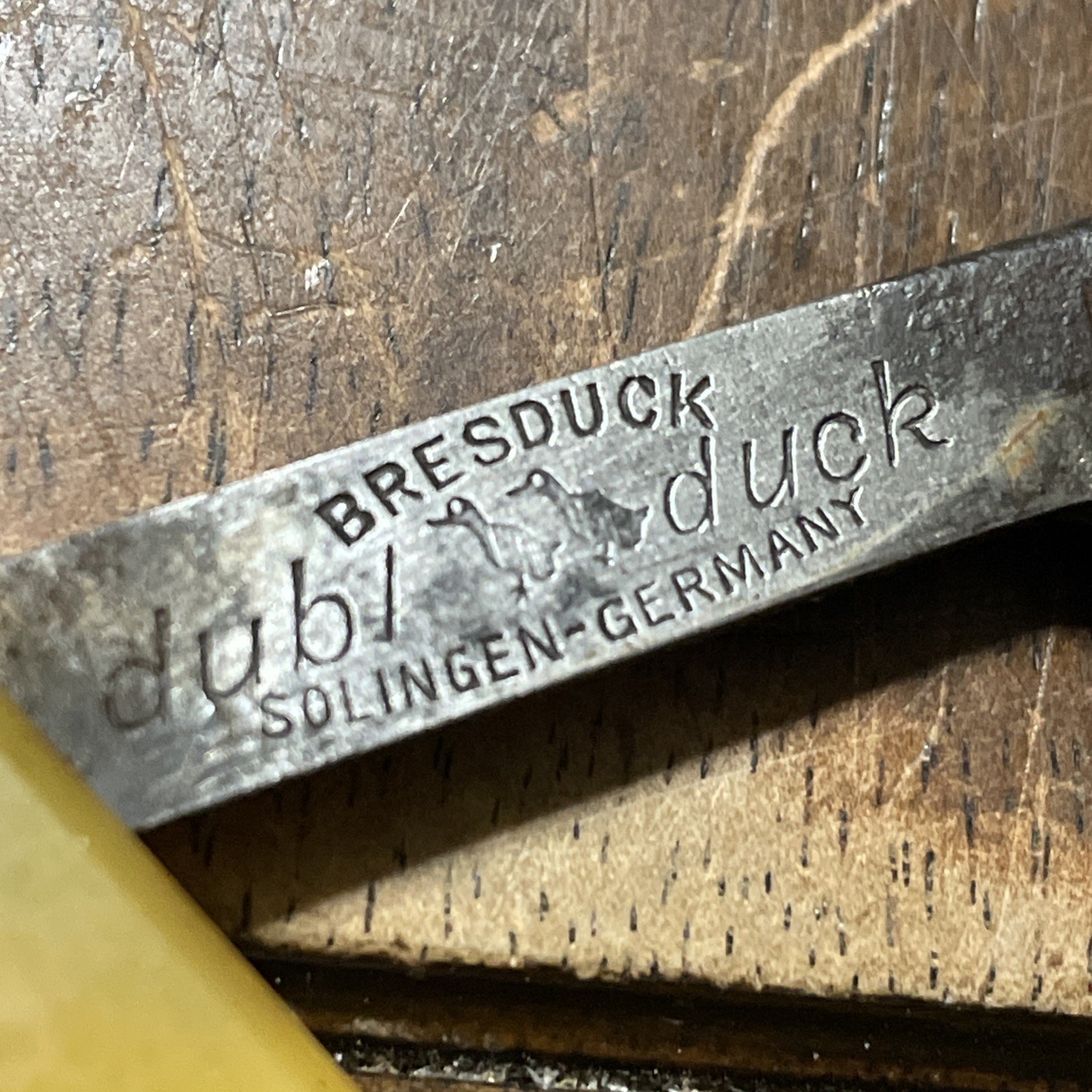 Vintage Bresduck Dubl Duck Straight Razor And Others Lot Of 3