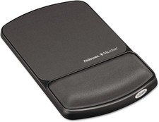 Fellowes MICROBAN Gel Mouse Pad Wrist Support 210.1L x 6.8W inches, GRAPHITE
