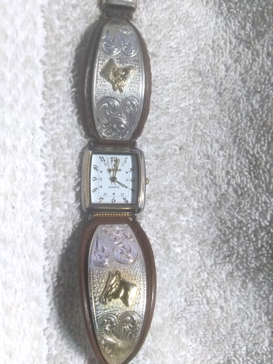 Cache-boutons Femme Montana Orfèvre – Or/argent, Filigrane, Neuf, BN627 A-2