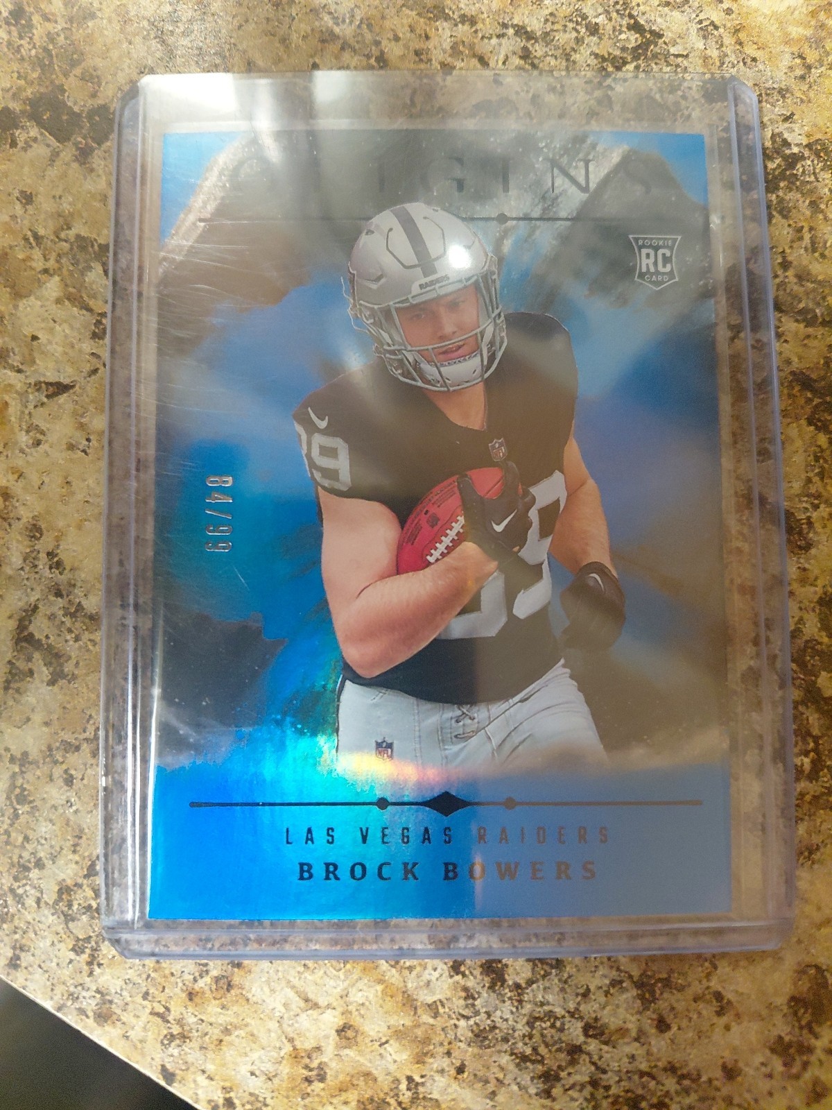 2024 Panini Origins - Rookies Brock Bowers #146 Blue /99 (RC)