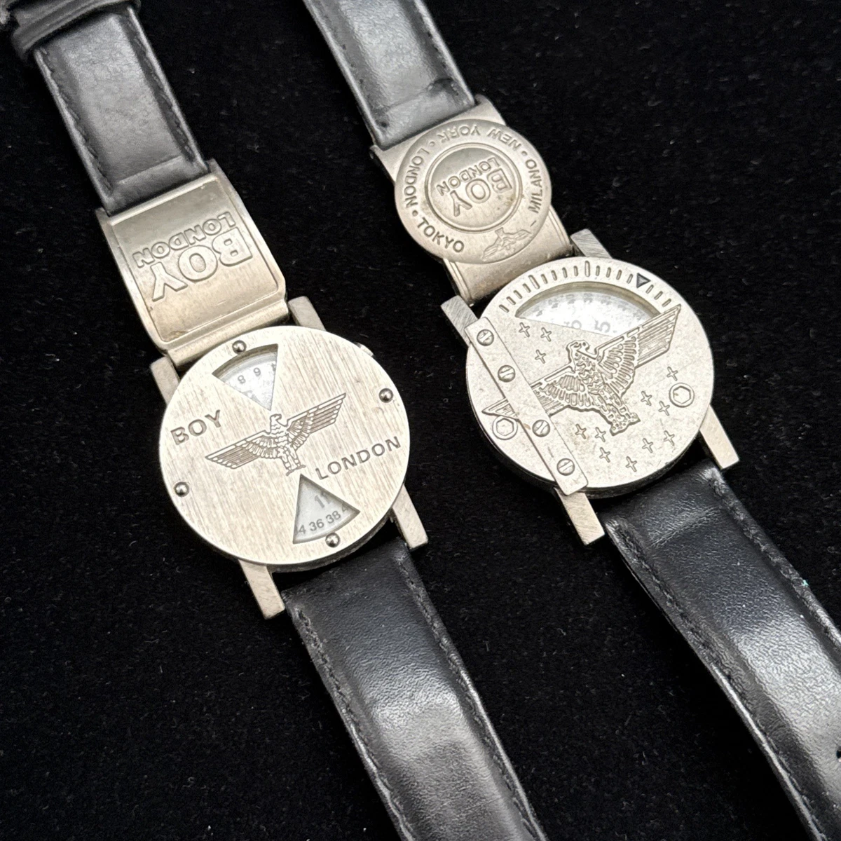 腕時計 BOY LONDON Watch BOY LONDON BOY-16-W Silver Stainless Steel 1980s Analog Men