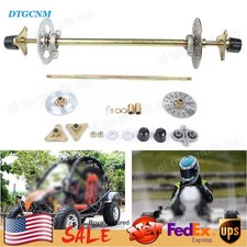 29" Go Kart Rear Live Axle Kit, Sprocket  Hub, Brake Assembly