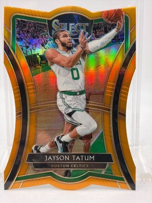 2019-20 Panini Select Orange Die-Cut #190 JAYSON TATUM (#'d / 60) Celtics