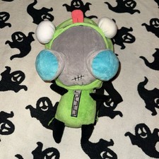 2011 Nickelodeon Invader Zim's Robot Gir Plush Backpack w/ Adjustable Straps