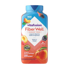 Vitafusion Fiber Well Sugar Free Gummies 220 Ct  Daily Digestive Support