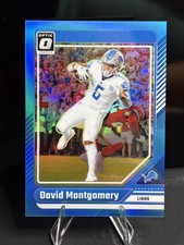 2024 Panini Donruss Optic - David Montgomery #65 Aqua Prizm /299