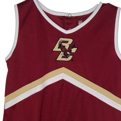 Under Armour HeatGear Girl Youth Boston College Cheerleader Cheer Dress Size 6X - Picture 2 of 10
