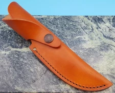 Case XX Leather Fixed Blade Knife Belt Sheath for up to 5" blades Knives FS