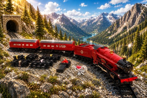 Lionel Harry Potter Hogwarts Express Train 5972 Complete Set W/Remote Large G