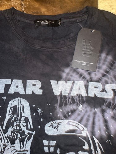 NEW junk food clothing t-shirt (Star Wars) SIZE L Black And Gray New With Tag - Picture 4 of 9