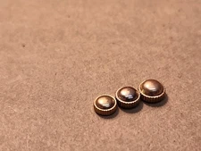 3 Bestfit Tap 10 Yellow Waterproof Watch Crowns With 4.7mm, 5.2mm & 5.7mm Diam