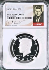 2025 S Silver Kennedy Half Dollar 50C NGC PF70 UCam - PRESALE