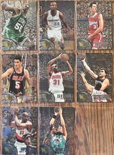 (8) 1995-96 Fleer Metal Basketball Rookies Smith, Barry, Williams +++