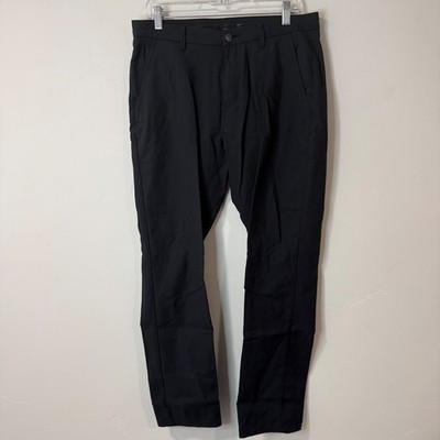 DU/ER Mens Performance Chino 32x32 Black Excellent Stretch Commuter Pants