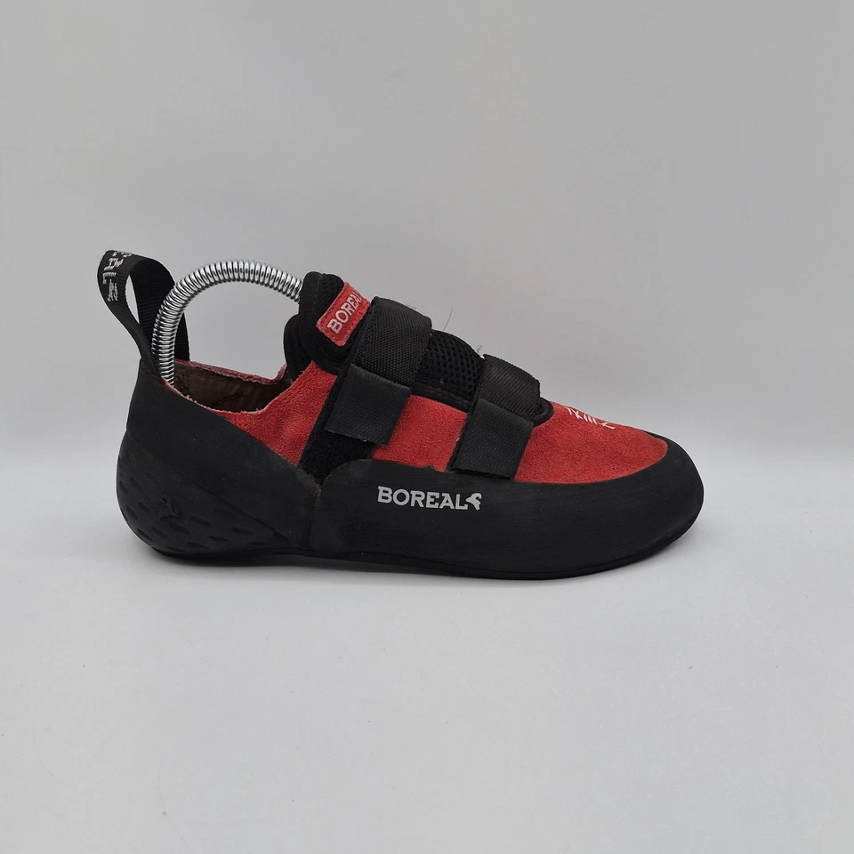Sapatos de Escalada Boreal Ninja Masculino Tamanho 7.5 Vermelho Preto Alça Fusion 3 Borracha - Imagem 4 de 4