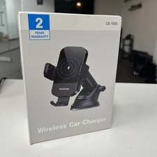 Wireless Car Charger 15W Fast Charging Auto Clamp Car Charger Phone mount, New