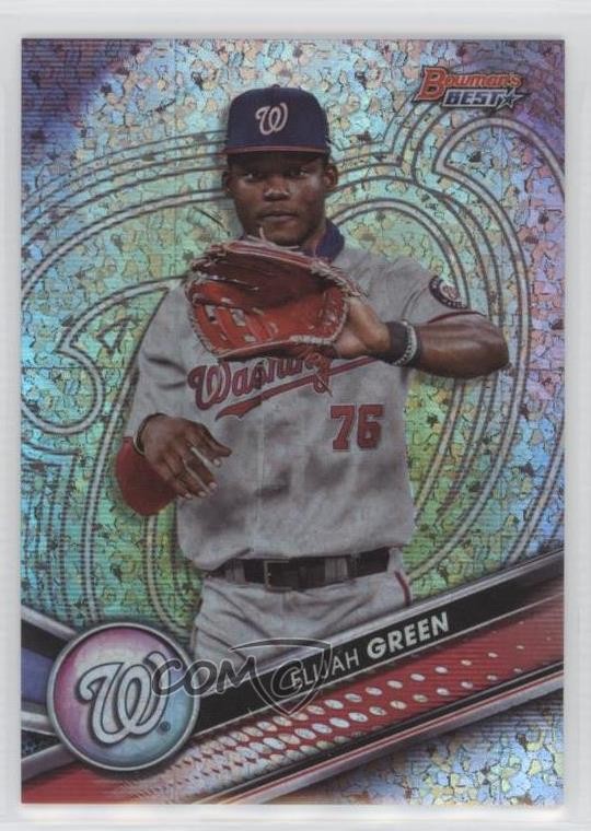 2022 Bowman's Best Top Prospects Mini-Diamond Refractor 2/299 Elijah Green 10q9
