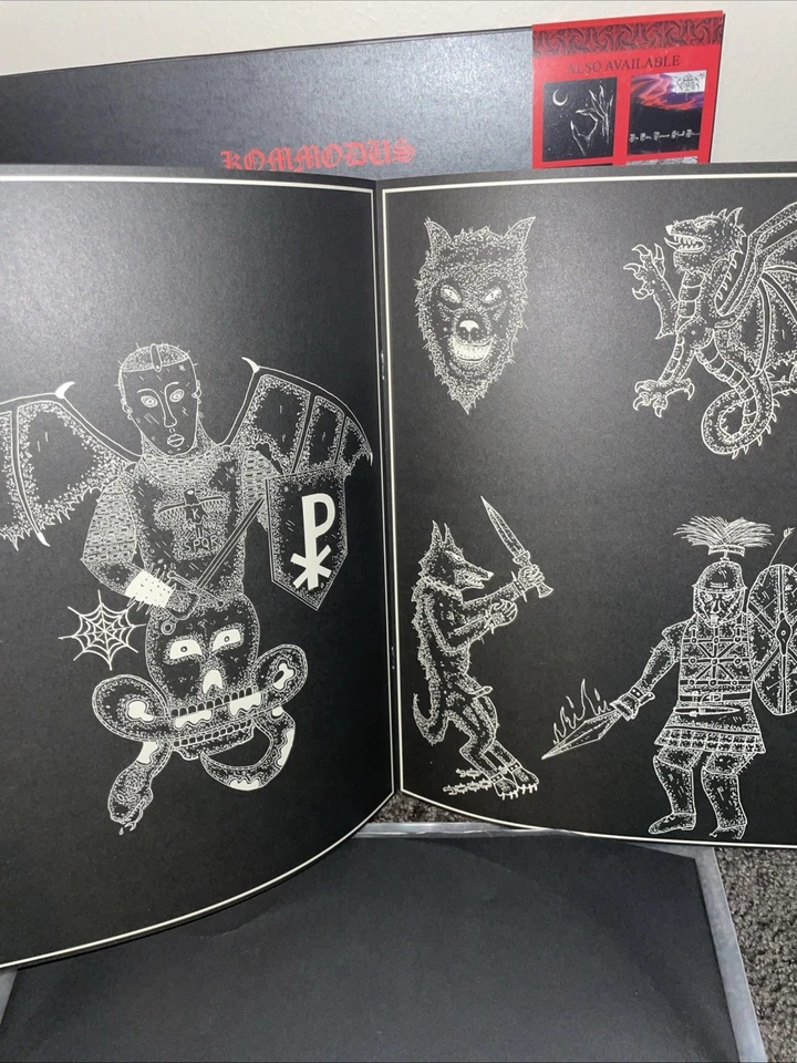 Kommodus- From The Ashes Of Empire (Goatowarex) Red Vinyl Foto 3 de 3