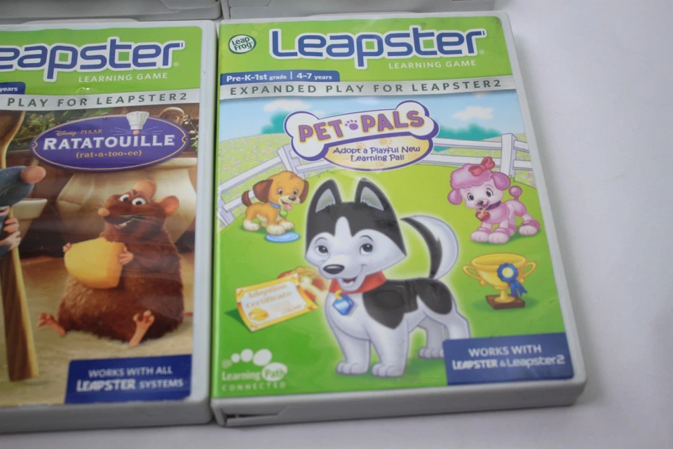 5 Leapster LP Games Dora - Pet Pals - Ratatouille - Ni.Hao - & More Working - Image 4 of 4