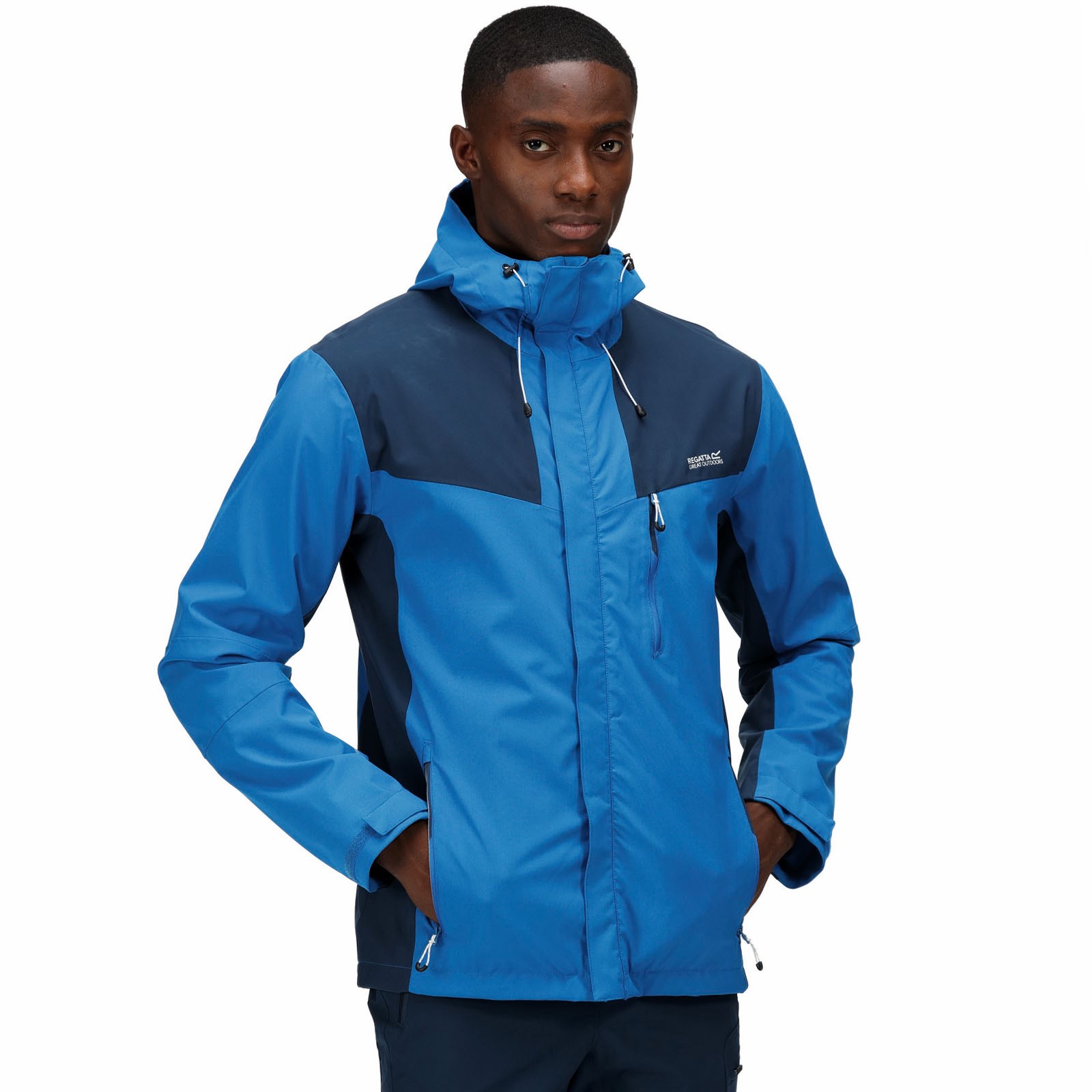 Regatta Mens Birchdale Waterproof Walking Jacket - Blue - S