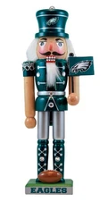 PHILADELPHIA EAGLES NUTCRACKER HOLIDAYS CHRISTMAS NFL CAR OFFICE HOME NEW IN BOX