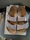 Papillo By Birkenstock Arizona Platform Sandals Vegan Lavender Sz 40 NIB — photo 5