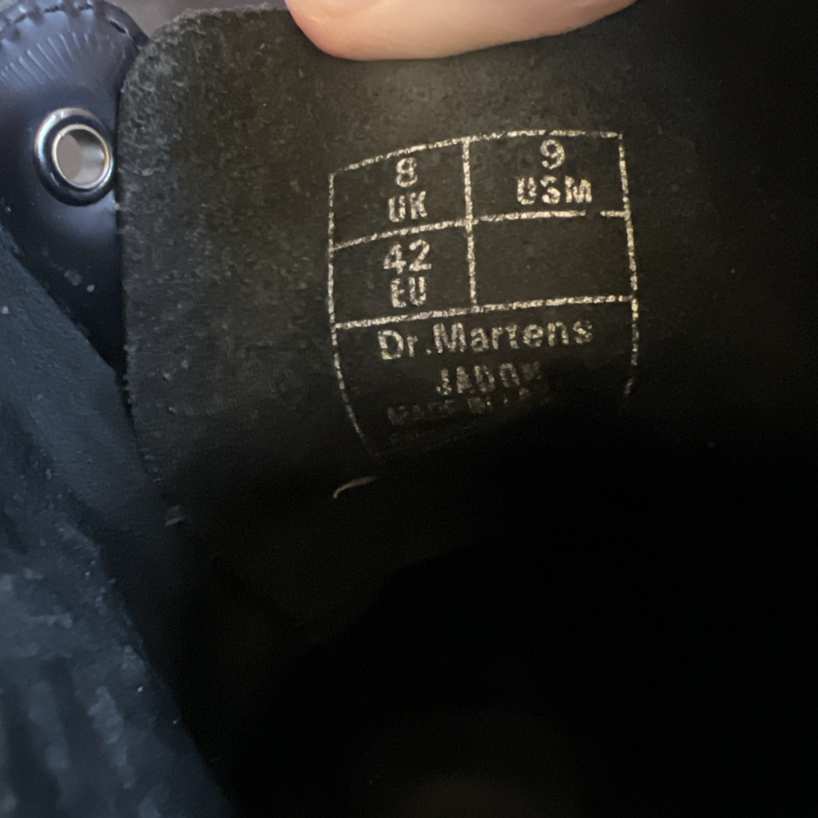 Doc Martens Jadon US Mens 9 Womens 10.5 Black Leather Platform Combat Boots thumbnail 5