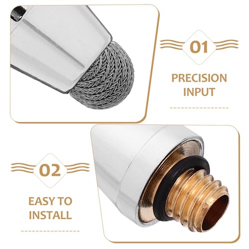 4 Pcs Capacitor Tip Stylus Pens for Mobile Phones Replacement Mesh Fabric Tips - 第 12/12 張圖片