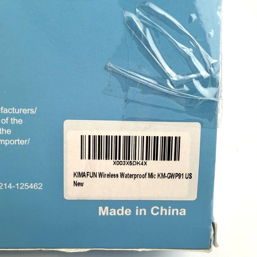 Kimafun KM-GWP91 kabelloses wasserdichtes Mikrofon Headset IP67 2,4G mit Empfänger - Bild 10 von 16