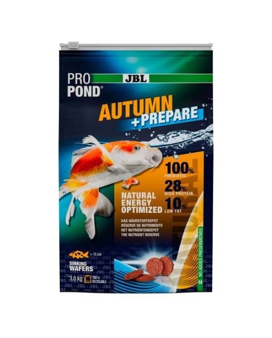 JBL ProPond Autumn nourriture d'automne transition et vitalité pour poissons de bassin 3kg