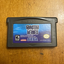 SEGA Gunstar Super Heroes Nintendo Game Boy Advance 2005 E10+ NTSC-U/C