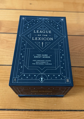 League Of The Lexicon 1st Edition Words Spiel Komplett Near Mint Love Of Words