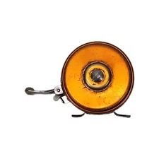 Vintage Comet Chalk Line Reel Orange Metal Carpenter ToolMOBILE INTROVintage