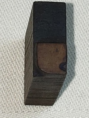 Vintage PUNCTUATION MARK Wood Letterpress Printing Block Type COMMA Symbol
