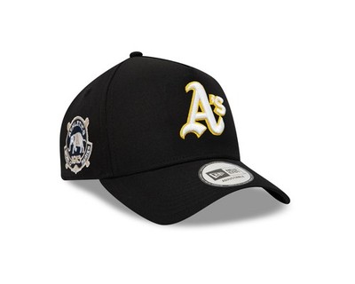 New Era MLB EFrame Cap Oakland Athletics Mütze Snapback Verstellbar Schwarz Neu