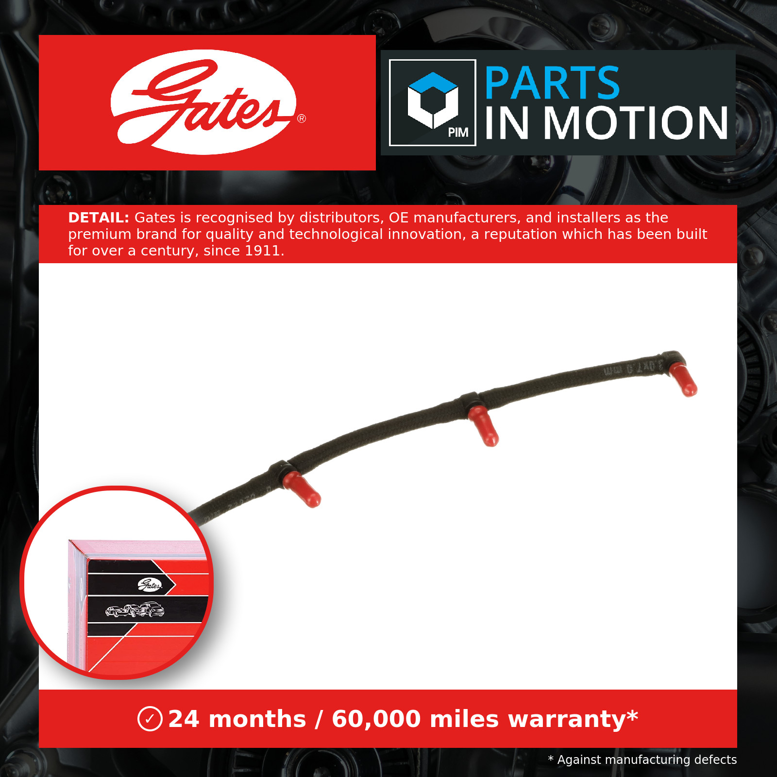HOSE FUEL OVERFLOW MFL1294 FOR ALFA ROMEO FIAT STILO/VAN/Multi/Wagon IDEA/Van - Image 3
