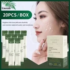 New YANJIAYI Collagen Mask firming sleeping mask 20pcs Free Shipping World Wide