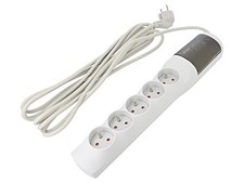 ACAR XP STANDARD 5 GREY Steckdosenleiste: Absichernd Buchsen: 5 230VAC 10A grau