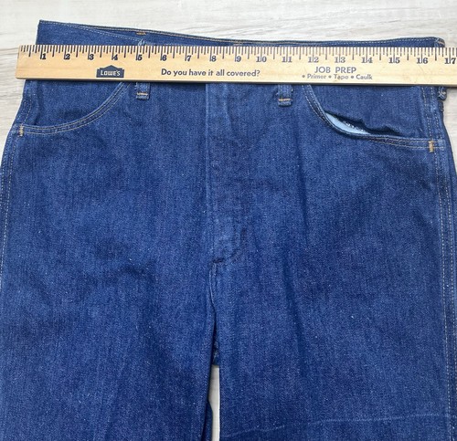 Vintage 1970s Wrangler No Fault Jeans 34 Long 34X34 Made in USA Boot Cut Cowboy* - Picture 22 of 22