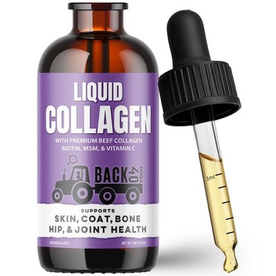 Back 40 Dogs Premium Grass-Fed Liquid Collagen for