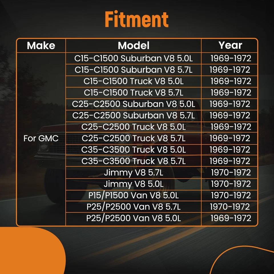 Colector de escape lateral del pasajero para GMC P15/P25 Van V8 5,0 L/5,7 L 1969-72 674-199 Foto 2 de 4