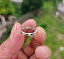 Solid 925 Sterling Silver Spinner Ring, Handmade Thumb Woman Ring All Size R324