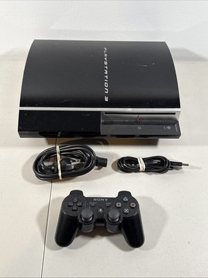 Sony Playstation 3 PS3 Fat Console 80GB With Power Cord CECHK01 Tested