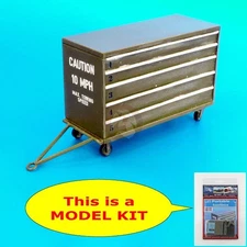 Plus Model 1/48 USAF Flightline Metal Tool Drawer Box WWII (with Decals) AL4075