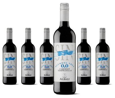 6 x Felix Solis Vina Albali Cabernet Tempranillo alkoholfrei