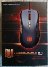 Unbreakable M-1 Wired Gaming Mouse   PC LED Gaming Mouse with 12000DPI