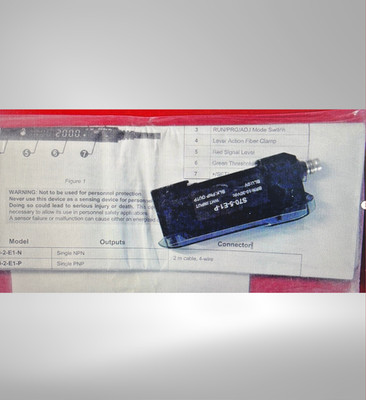 DATALOGIC Fiber Optic Sensor PNP M8 Conn Mod: S70-5-E1-P NEW & Original Packaging